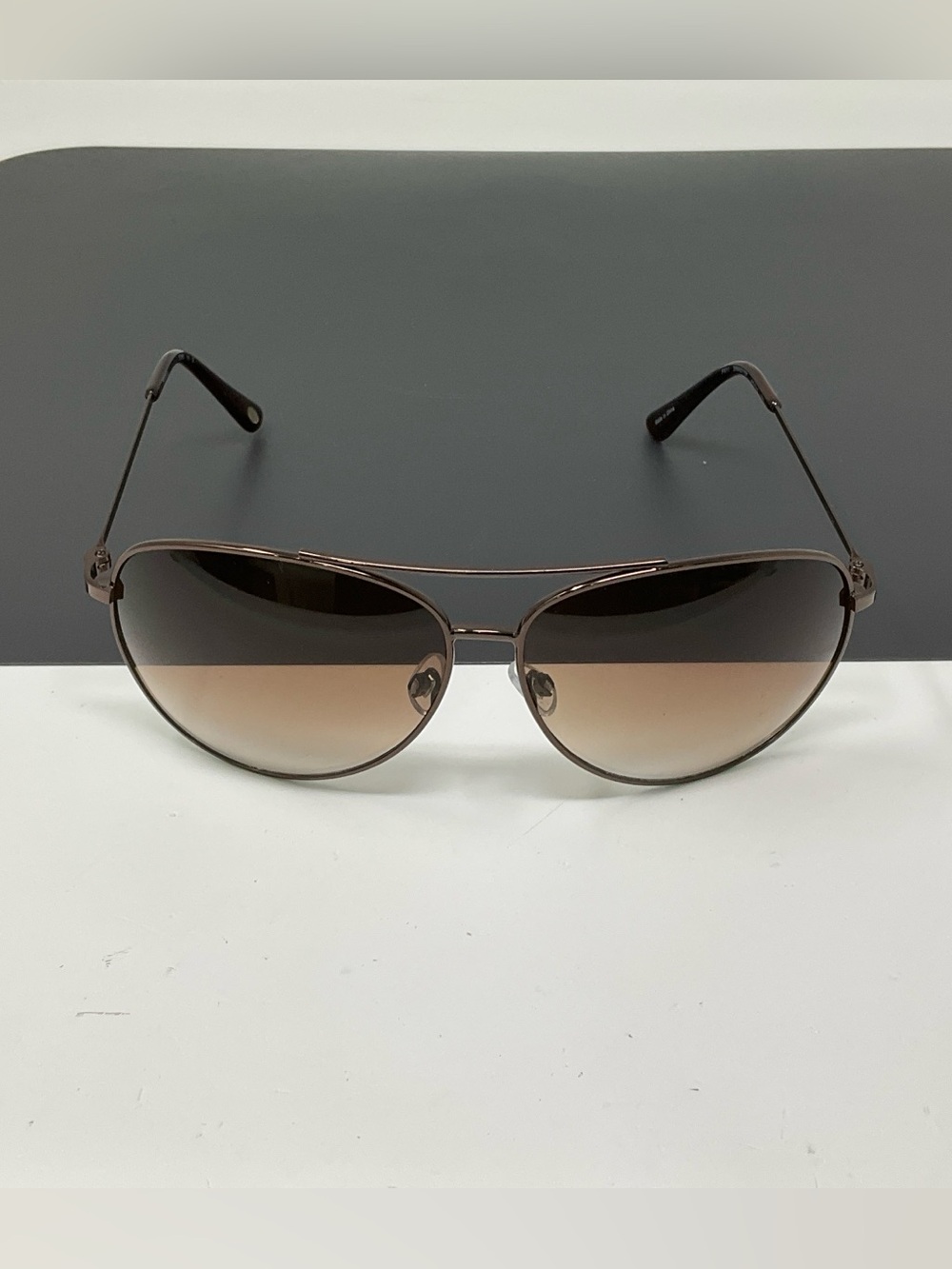 FOSSIL FW11 Aviator Sunglasses Large oversize Brown